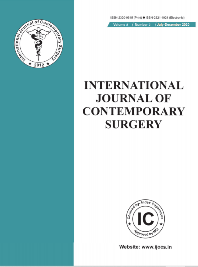 					View Vol. 8 No. 2 (2020): International Journal of Contemporary Surgery
				